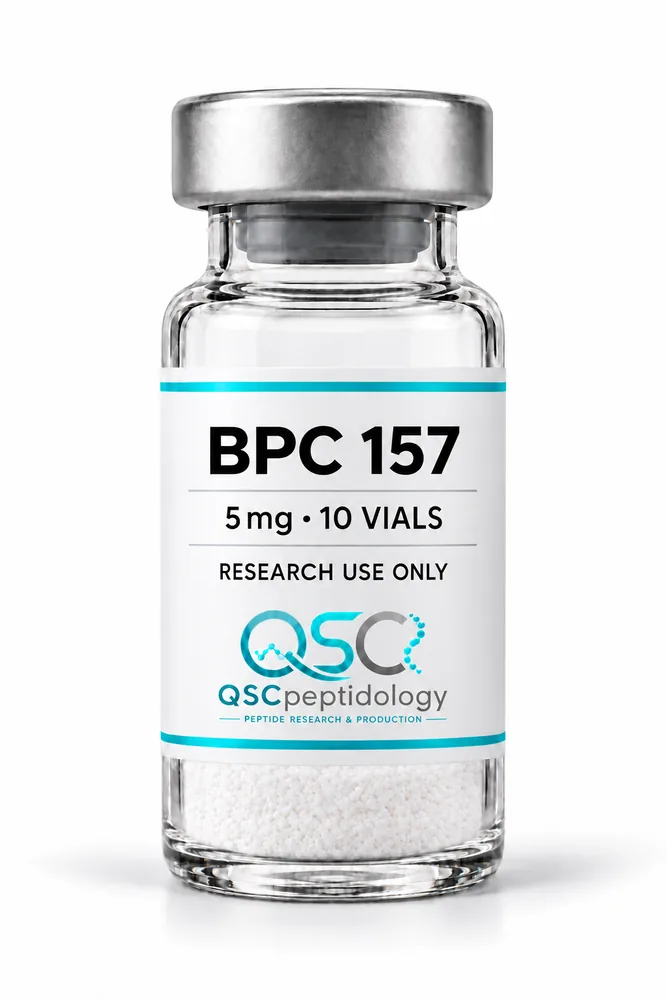 BPC-157 5mg (Paquet de 10 flacons) QSC Peptidology