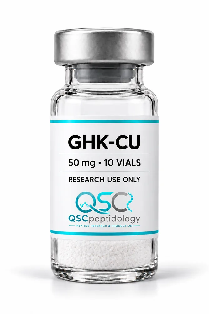 GHK-Cu 50mg (Paquet de 10 flacons) QSC Peptidology